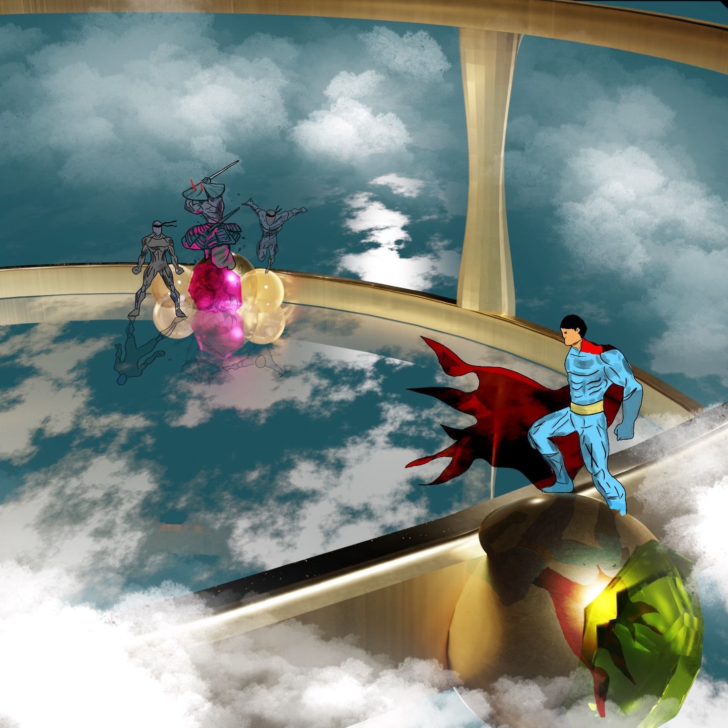 Peridot vs Pink Topaz